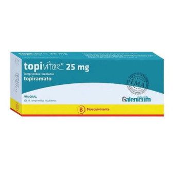 Topivitae 25 mg 28 comprimidos