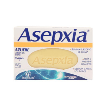 Asepxia Jabón Azufre 100 Gr