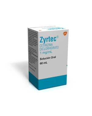 Zyrtec 1mg/Ml 60 Ml    VENCE 08/2026   STOCK 1