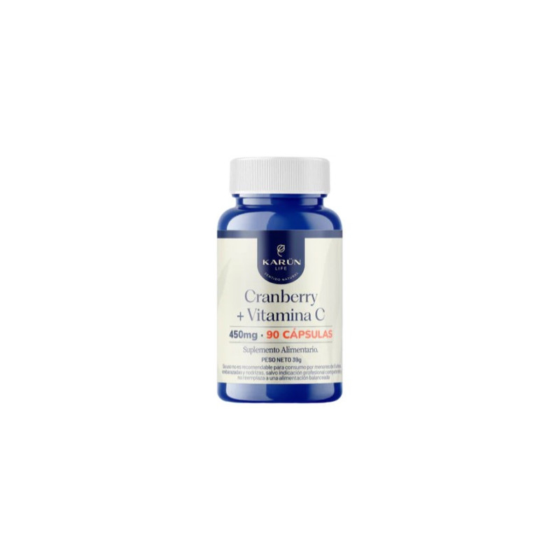 Cranberry + Vitamina C 90 Capsulas Karunlife