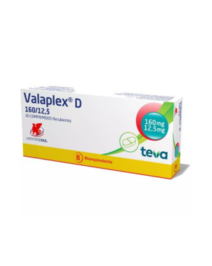 Valaplex D 160/12,5 mg  30 comprimidos recubiertos