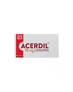 Acerdil 10 mg x 30 comp Lisinopril