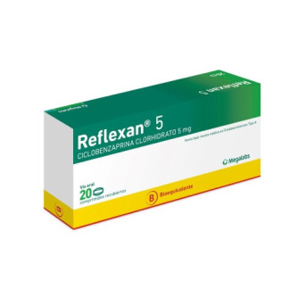 Reflexan 5 mg 20 comprimidos